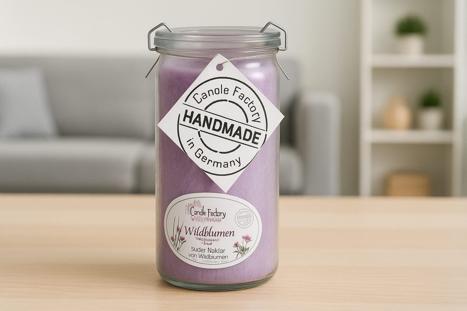 Candle Factory Duftkerze Wildblumen - handgemacht